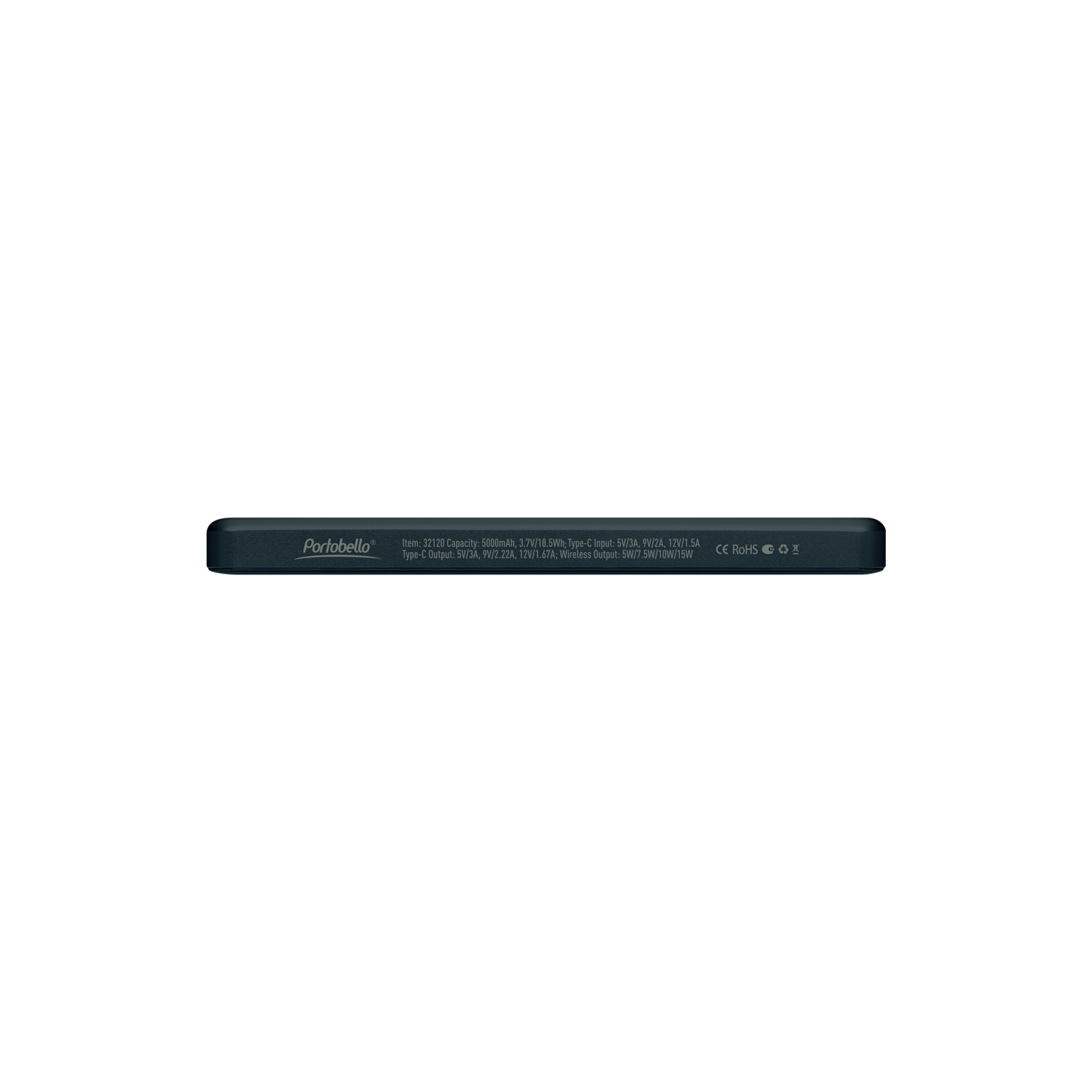 Внешний аккумулятор Atlantis PD 5000mAh с функцией беспроводной зарядки 15W, синий