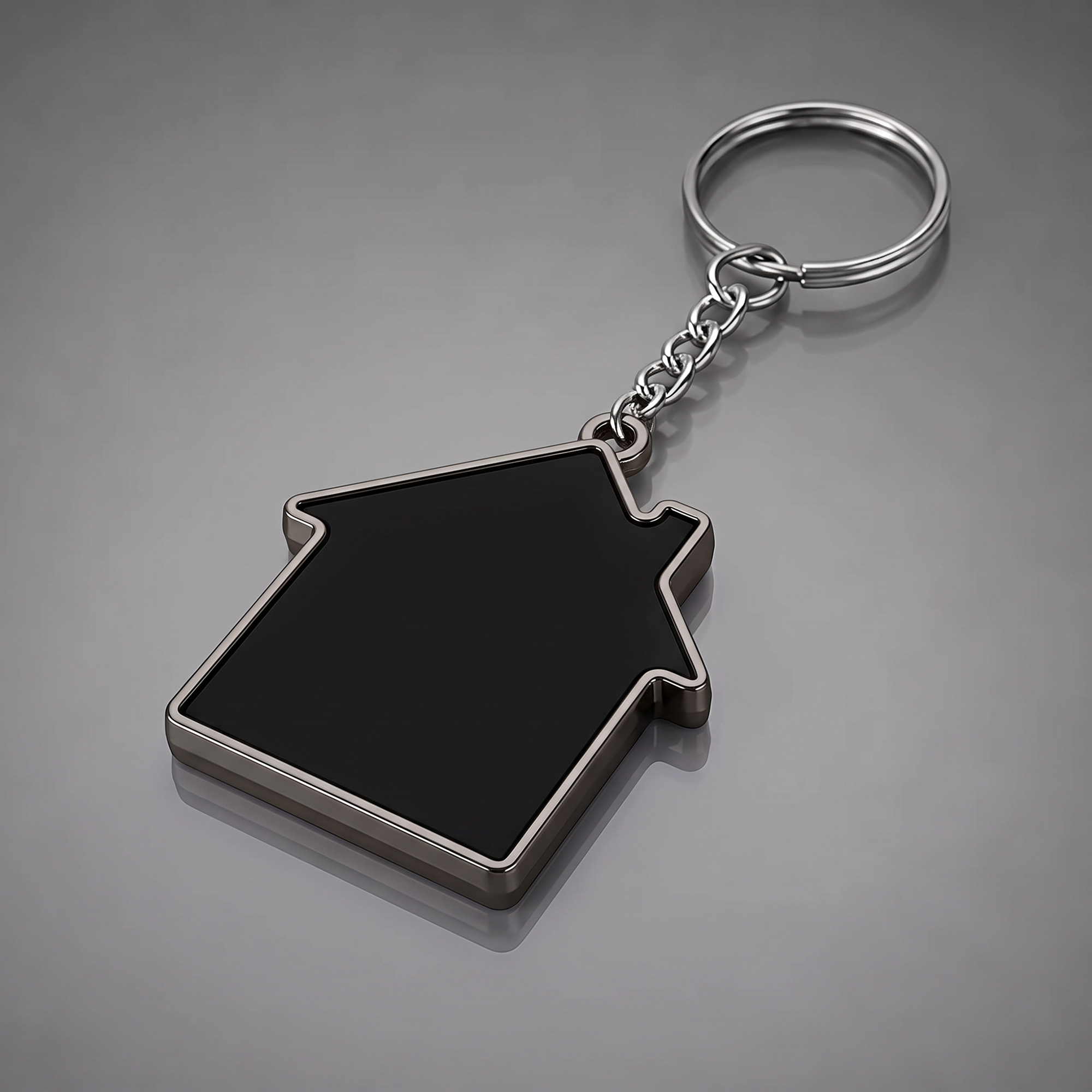Брелок Light Steel House с логотипом  | Print Logo