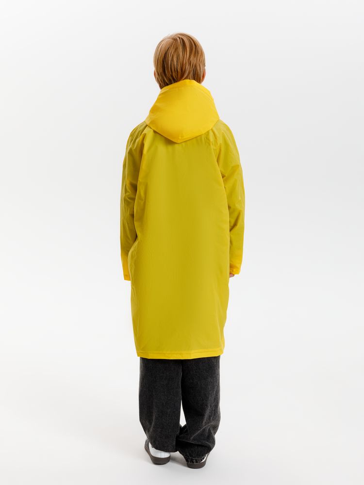 Дождевик детский RainDrop Kids, желтый, 10 лет (рост 130-140)