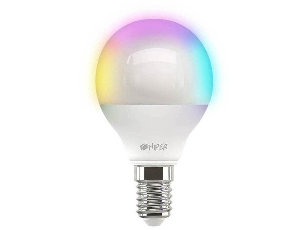 Умная LED лампочка IoT LED C3 RGB с логотипом HIPER | Print Logo