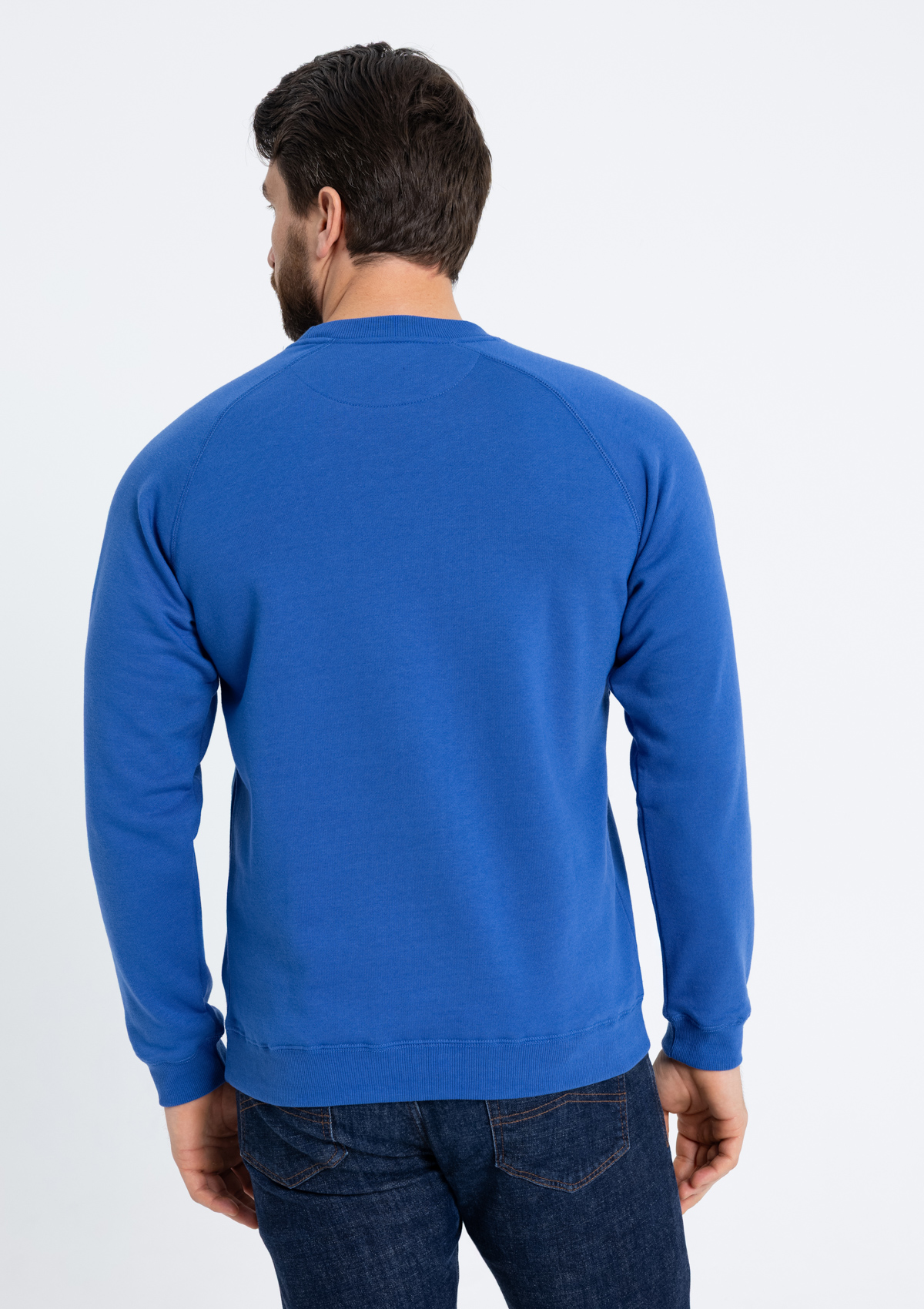 Свитшот унисекс STAN футер с начёсом 260, 53, Синий,  (16/1)  (52/XL)