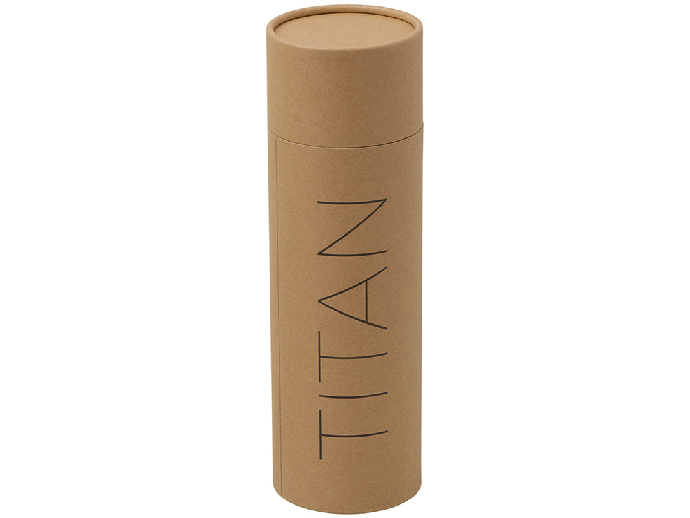 Бутылка для воды из титана Titan, 750ml, темно-серый