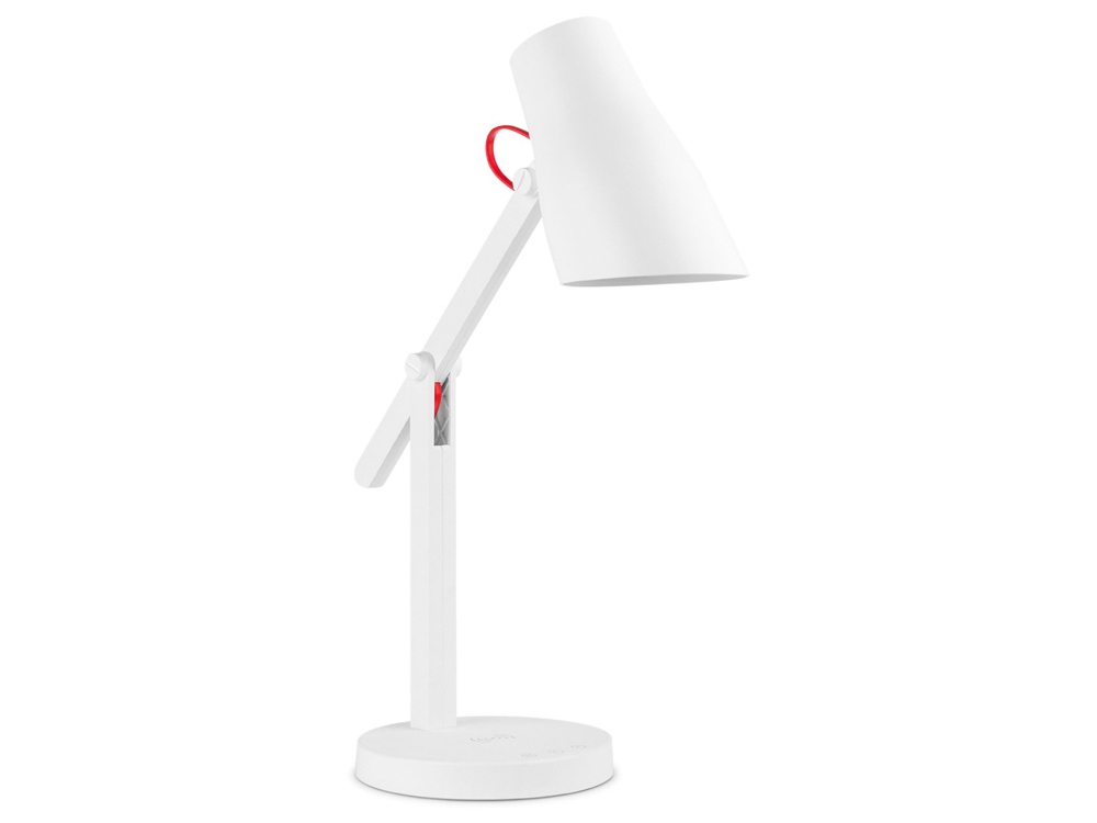 Настольная лампа c беспроводной зарядкой LED L1 с логотипом Rombica | Print Logo