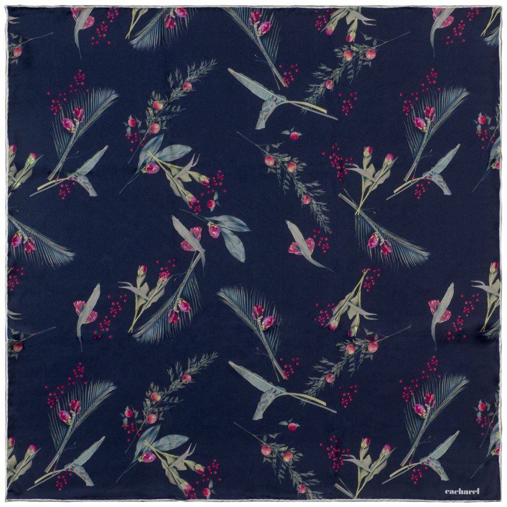 Платок Iris Silk с логотипом Cacharel | Print Logo