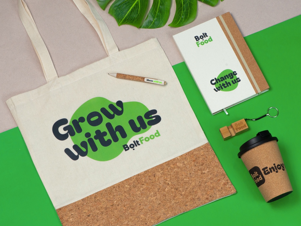 Welcome pack Hello eco, натуральный с нанесением