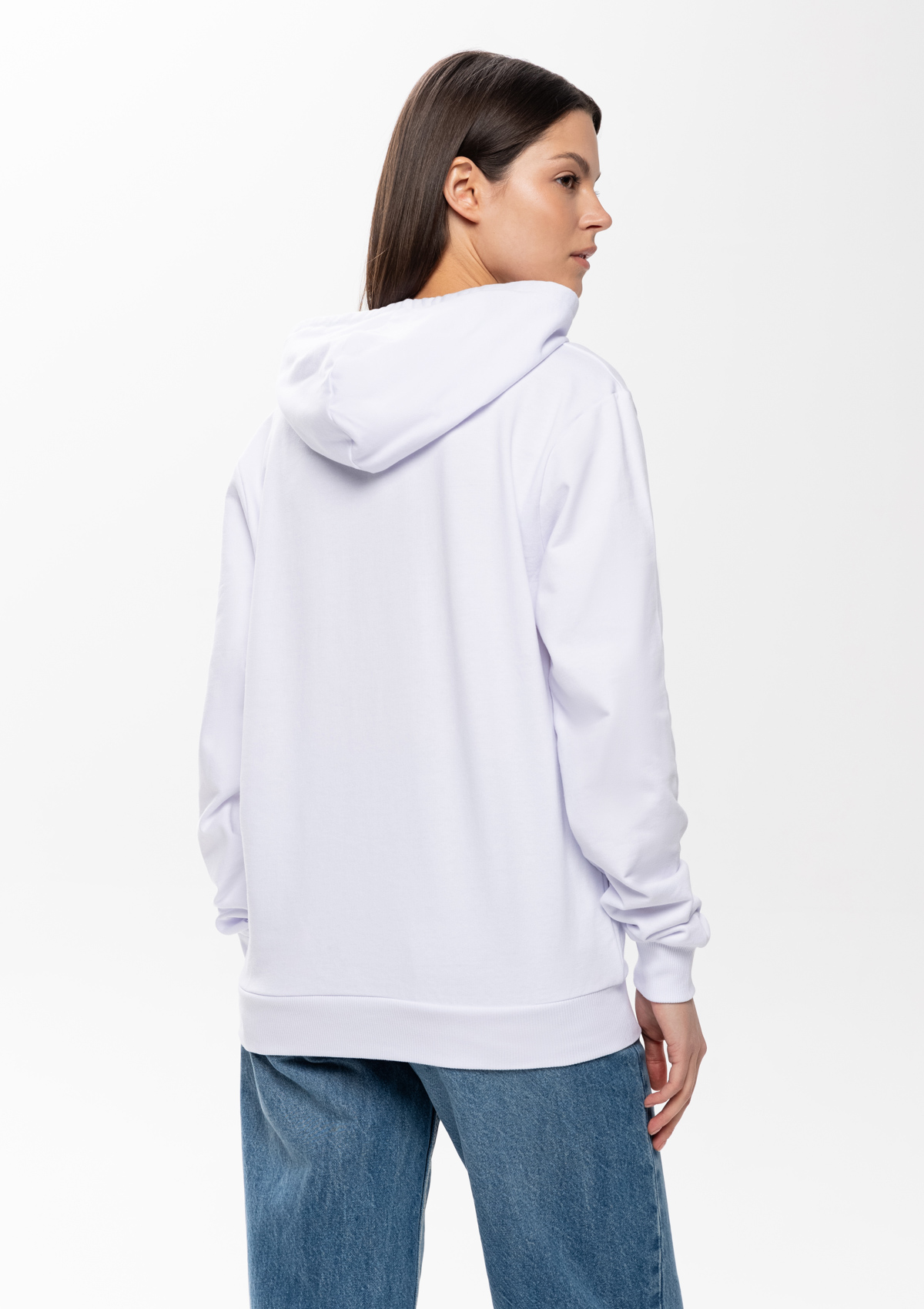 Худи унисекс STAN футер без начёса 260, 23, Белый,  (10/1)  (52/XL)