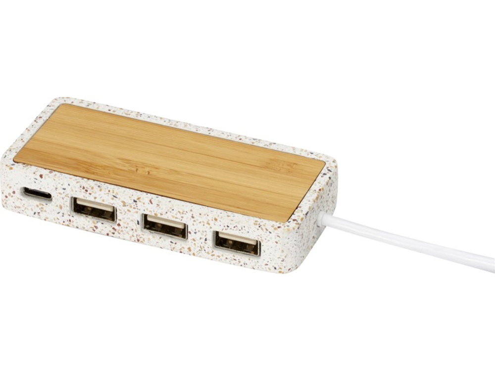 Хаб USB Type-C 2.0 Terrazzo с логотипом Avenue | Print Logo
