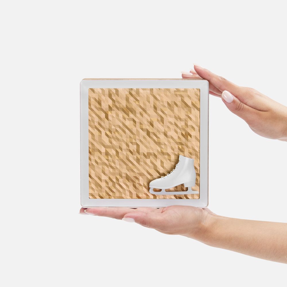 Плакетка Goldwin c 3D-элементами — пример нанесения логотипа () | Print Logo