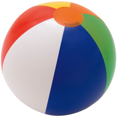 Надувной пляжный мяч Sunny Fun с логотипом  | Print Logo