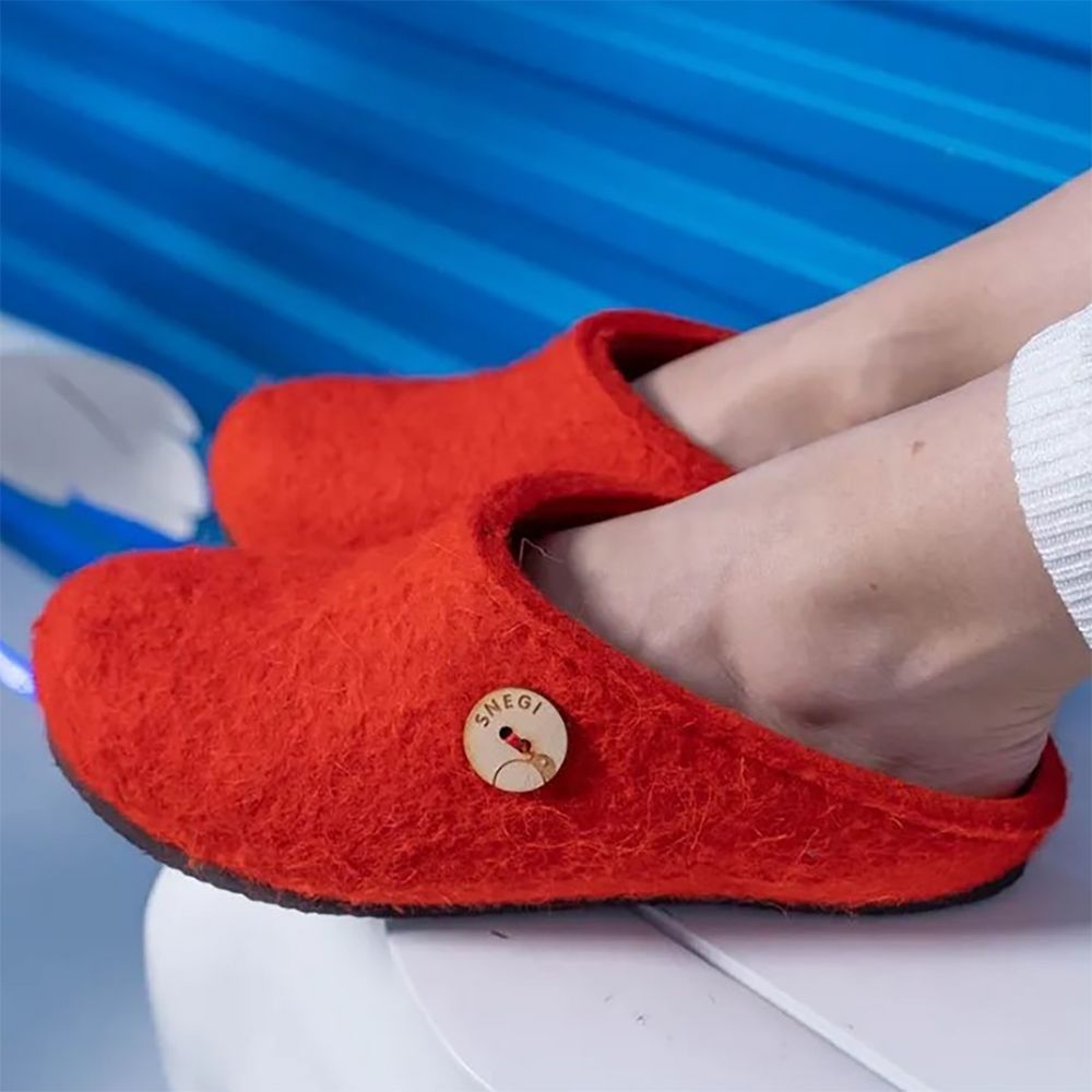 Домашние валенки Step, красные, размер 36