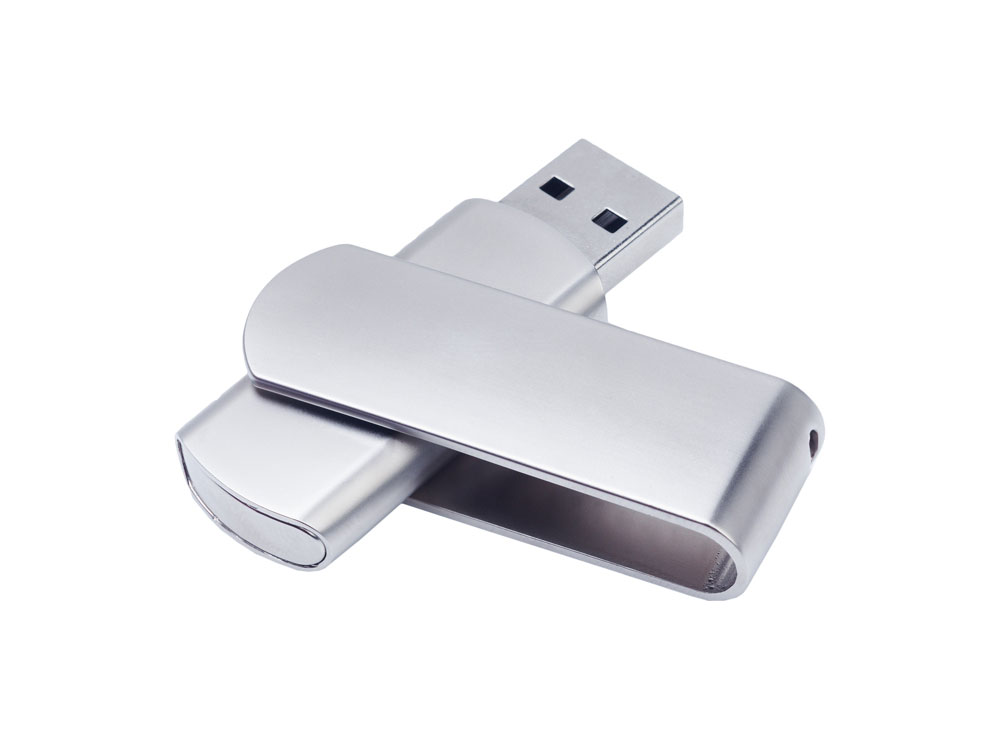 USB 3.0- флешка на 64 Гб глянцевая поворотная с логотипом  | Print Logo