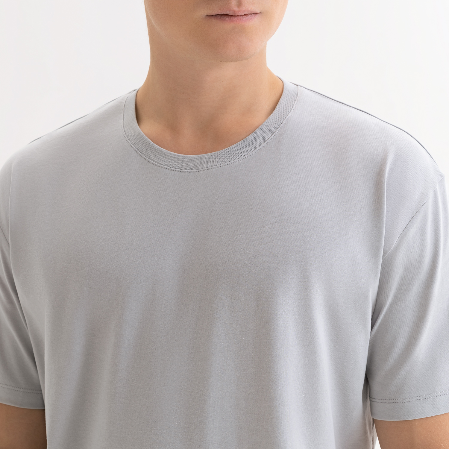 Футболка унисекс KRIS, 150 гр., светло-серая