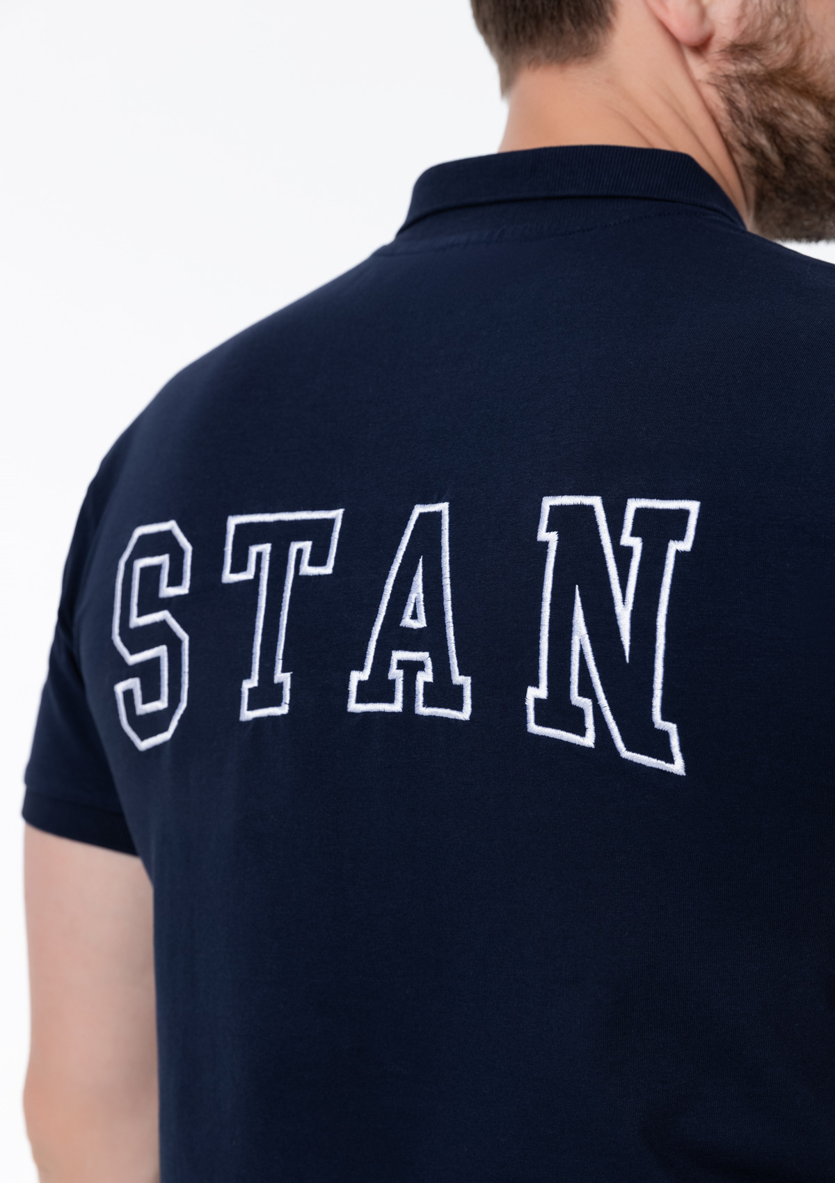 Рубашка поло унисекс STAN хлопок/эластан 200, 05, Тёмно-синий,  (46)  (48/M)