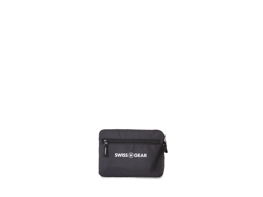 Рюкзак SWISSGEAR складной, полиэстер, 33,5х15,5x40 см, 21 л, черный