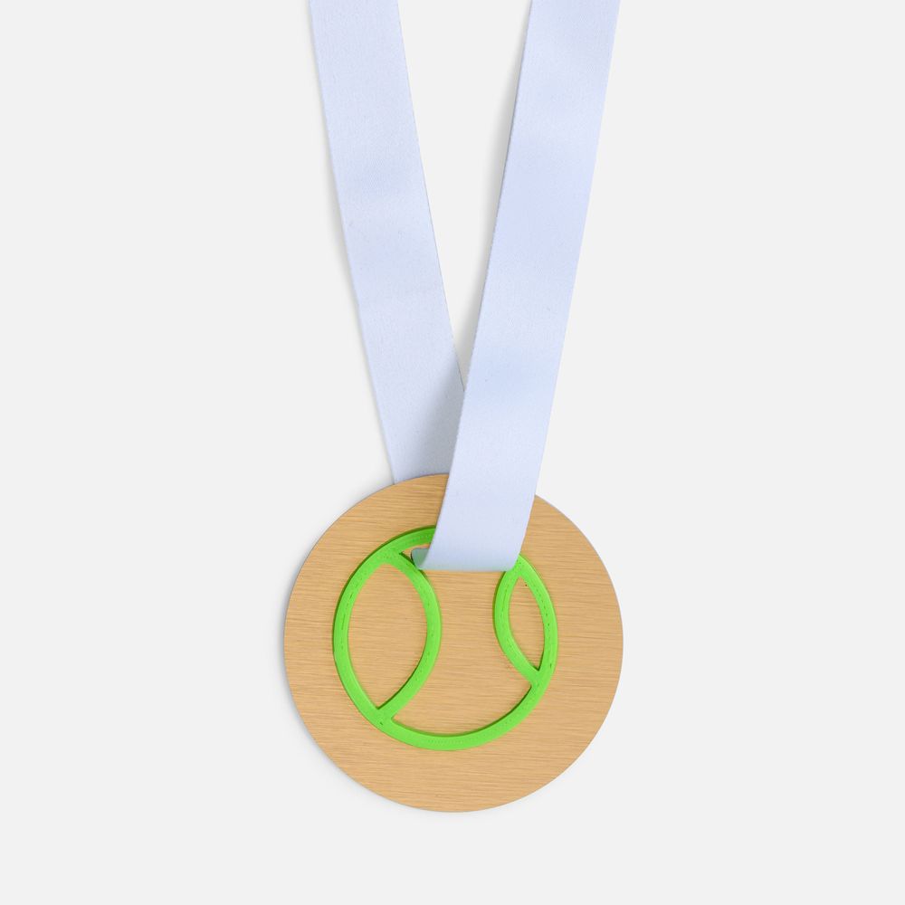 Медаль-конструктор Fundo с 3D-подвеской Sport — пример нанесения логотипа () | Print Logo