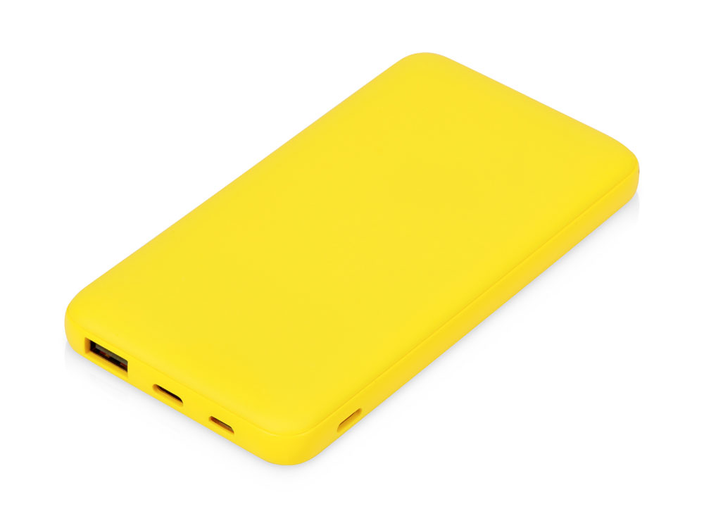 Подарочный набор с термокружкой и повербанком С2, 10000 mAh, желтый