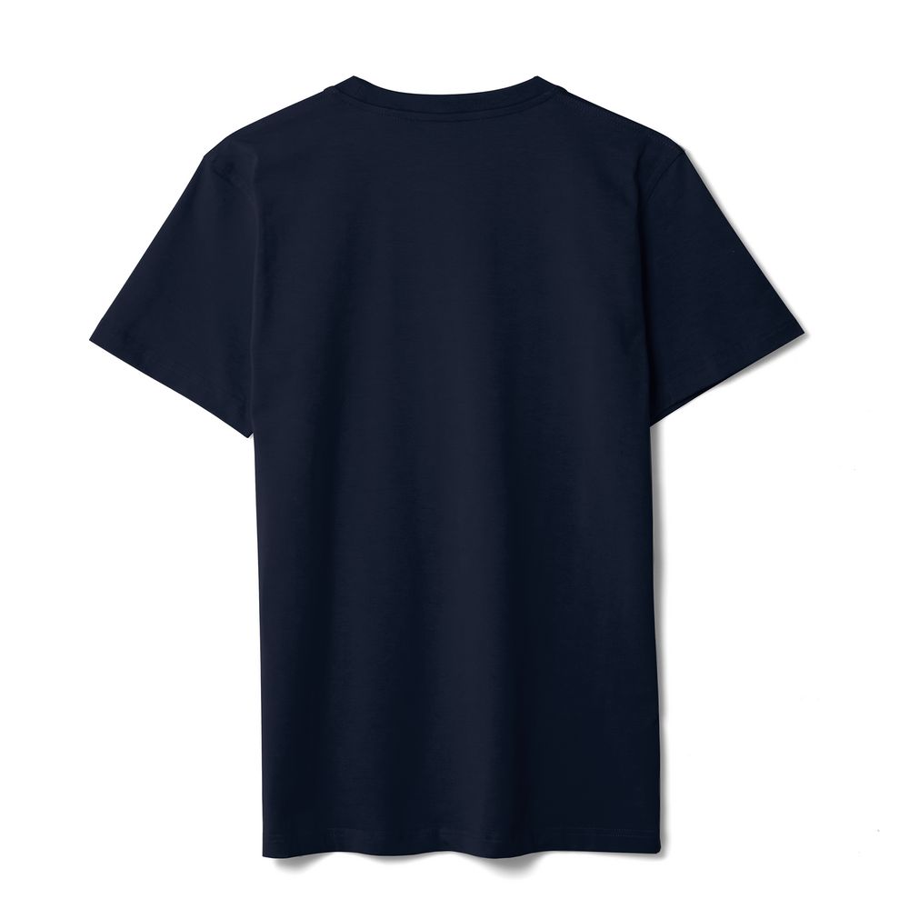 Футболка мужская T-bolka Stretch, темно-синяя (navy), размер S