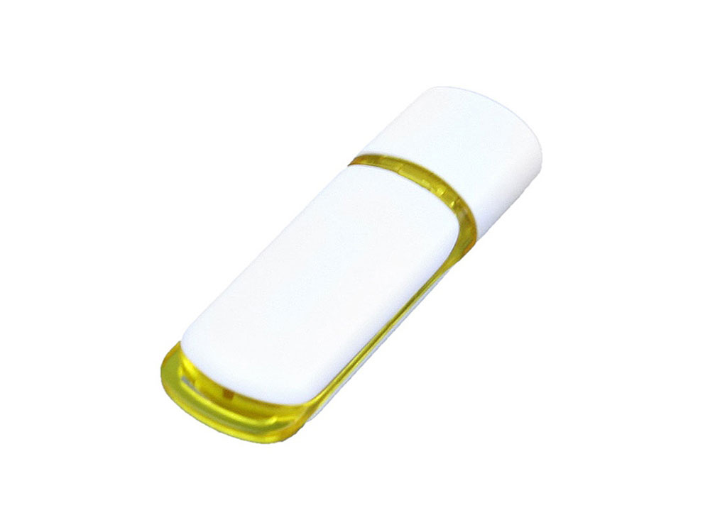 USB 2.0- флешка на 64 Гб с цветными вставками с логотипом  | Print Logo
