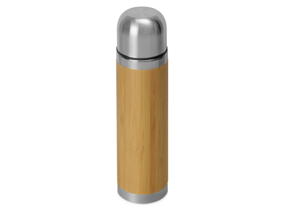 Вакуумный термос из бамбука Ямал Bamboo с логотипом  | Print Logo