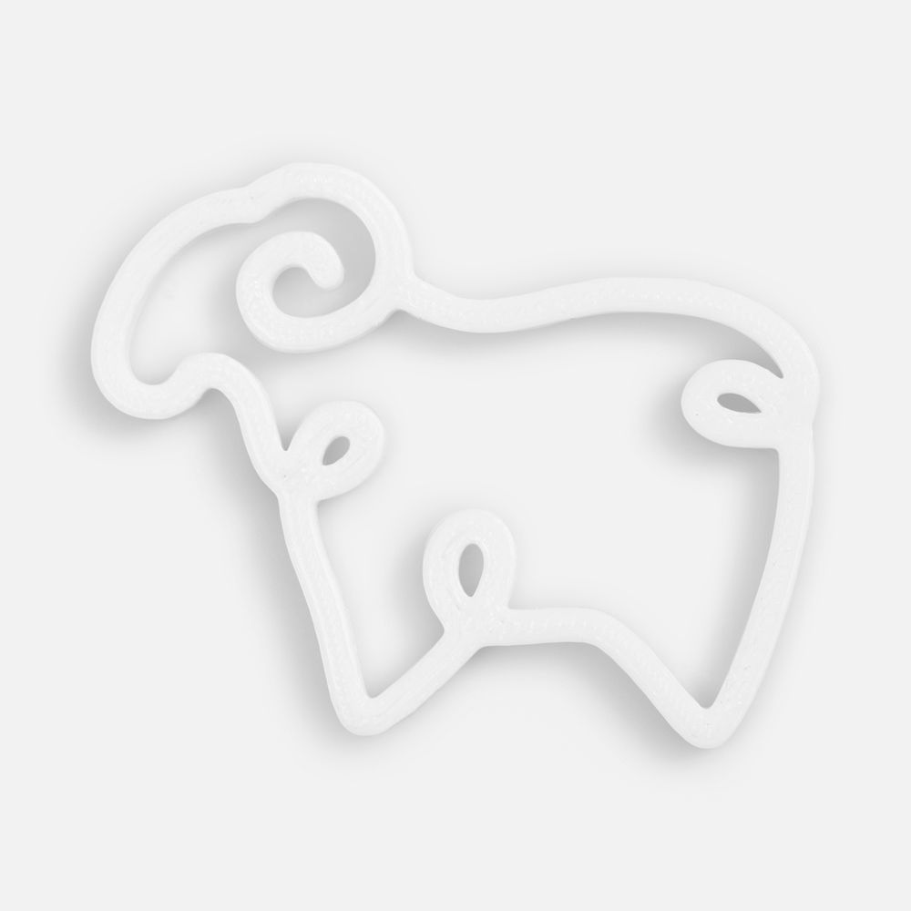 Подвеска «Барашек», 3D-печать с логотипом  | Print Logo