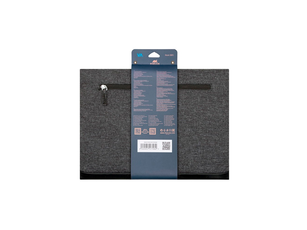 RIVACASE 8805 black melange чехол для MacBook Pro 16 и Ultrabook 15.6 / 12