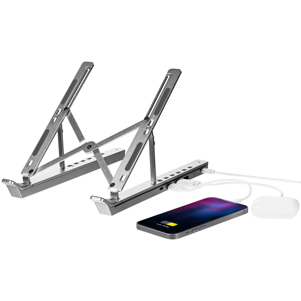 Подставка для ноутбука с USB-хабом Scaffold Hub фото на сайте Print Logo.