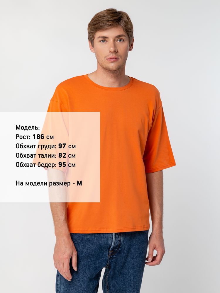 Футболка унисекс оверсайз Street Vibes, оранжевая, размер XL/XXL