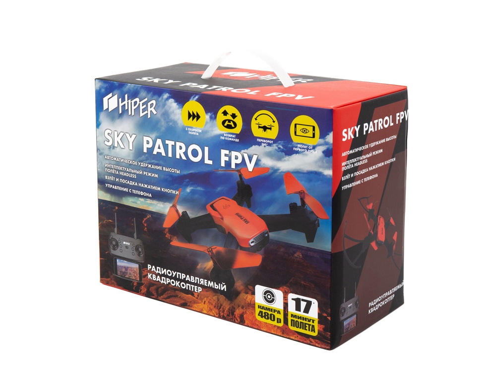 Радиоуправляемый квадрокоптер HIPER  SKY PATROL FPV