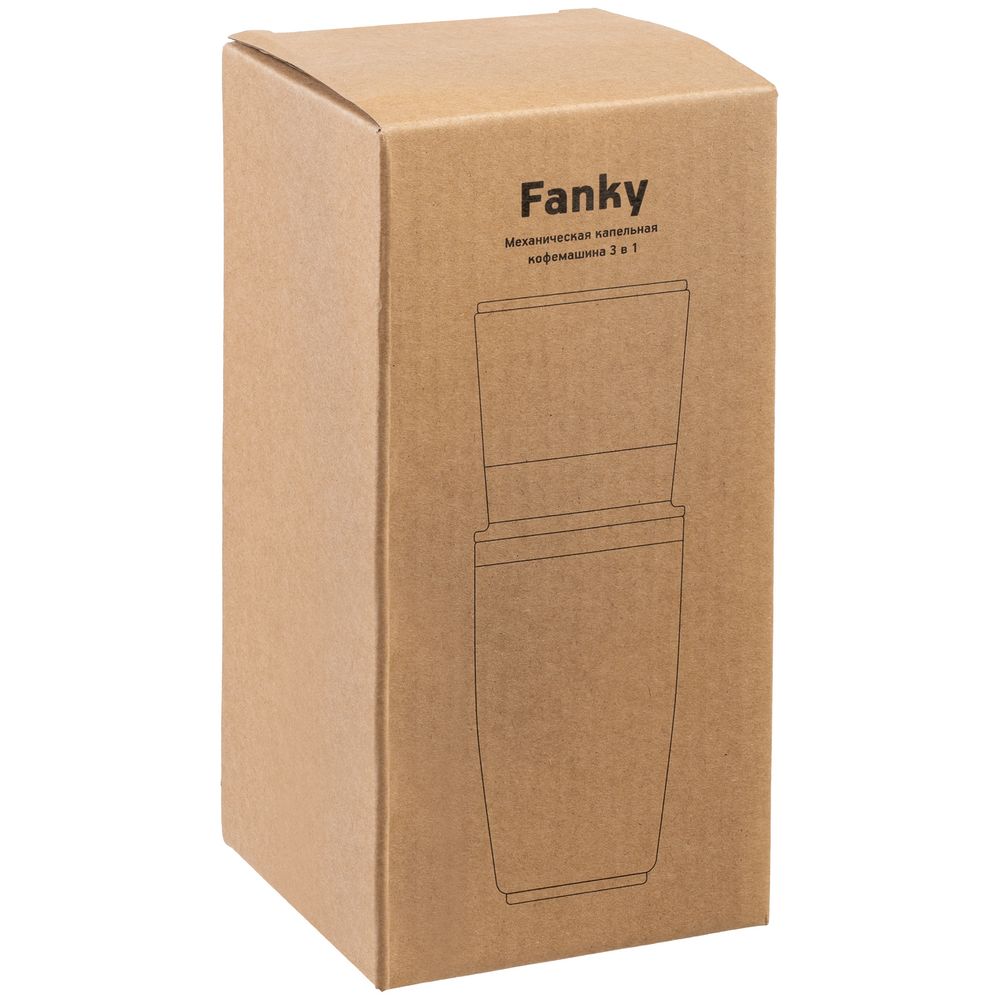Капельная кофеварка Fanky 3 в 1, черная — пример нанесения логотипа (Molti) | Print Logo