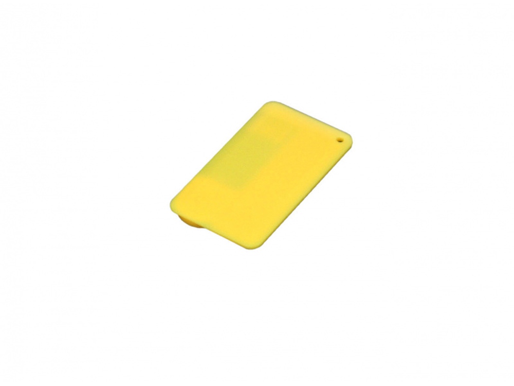 USB 2.0- флешка на 64 Гб в виде пластиковой карточки с логотипом  | Print Logo