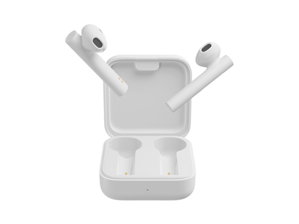 Беспроводные наушники Mi True Wireless Earphones 2 Basic с шумоподавлением ENC с логотипом Xiaomi | Print Logo