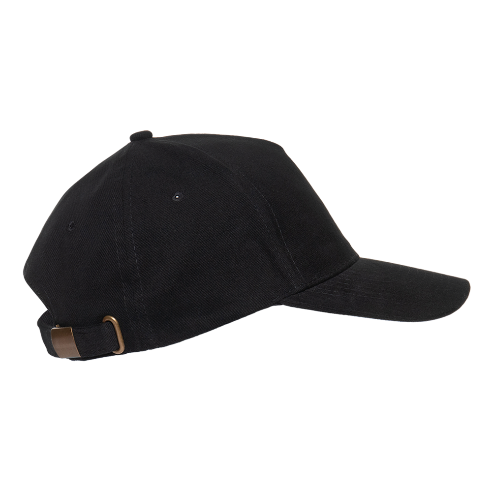 Бейсболка STAN 5 клиньев хлопок 280, 11, Чёрный,  (20)  (56-58/ONE SIZE)