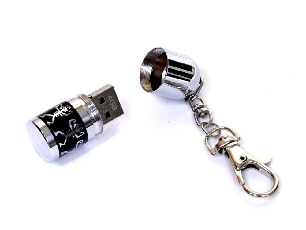 USB 2.0- флешка на 64 Гб Пуля с логотипом  | Print Logo