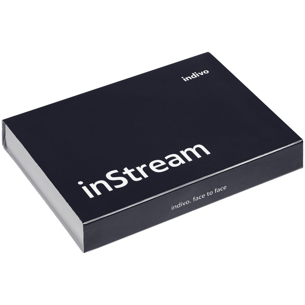 Чехол для карточек inStream — пример нанесения логотипа (Indivo) | Print Logo