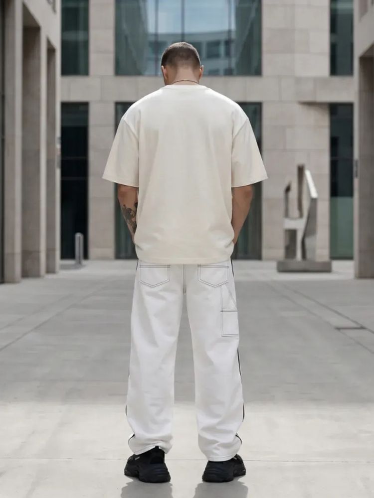 Футболка Oversize Premium 210, молочно-белая, размер M