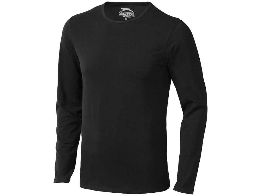 Футболка Curve мужская с длинным рукавом с логотипом Slazenger | Print Logo