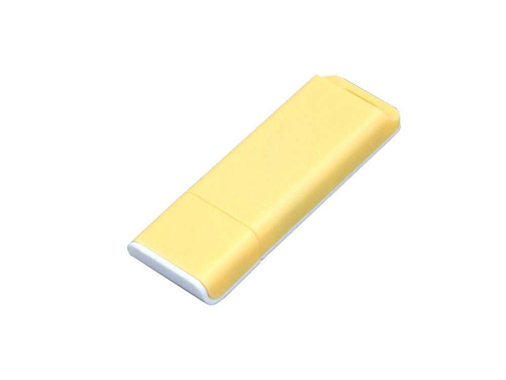 USB 2.0- флешка на 64 Гб с оригинальным двухцветным корпусом с логотипом  | Print Logo