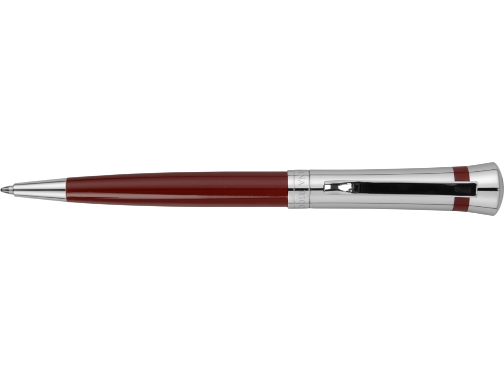 Ручка шариковая Nina Ricci модель Legende Burgundy, красный/серебристый
