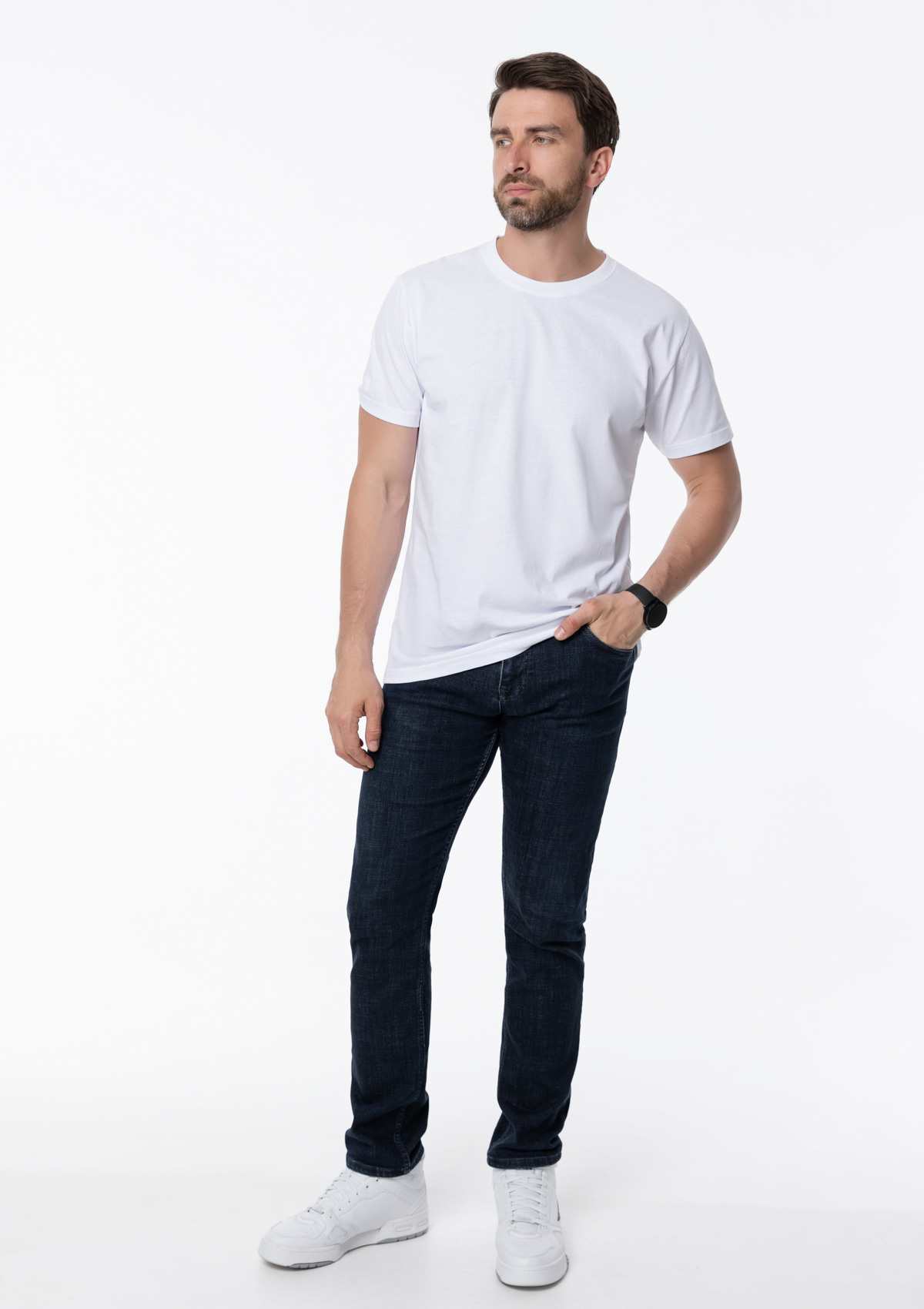 Футболка унисекс STAN, хлопок 150, 51, Белый,  (10/1)  (44/XS)