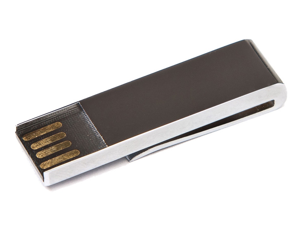 USB 2.0- флешка на 8 Гб в виде зажима для купюр с логотипом  | Print Logo