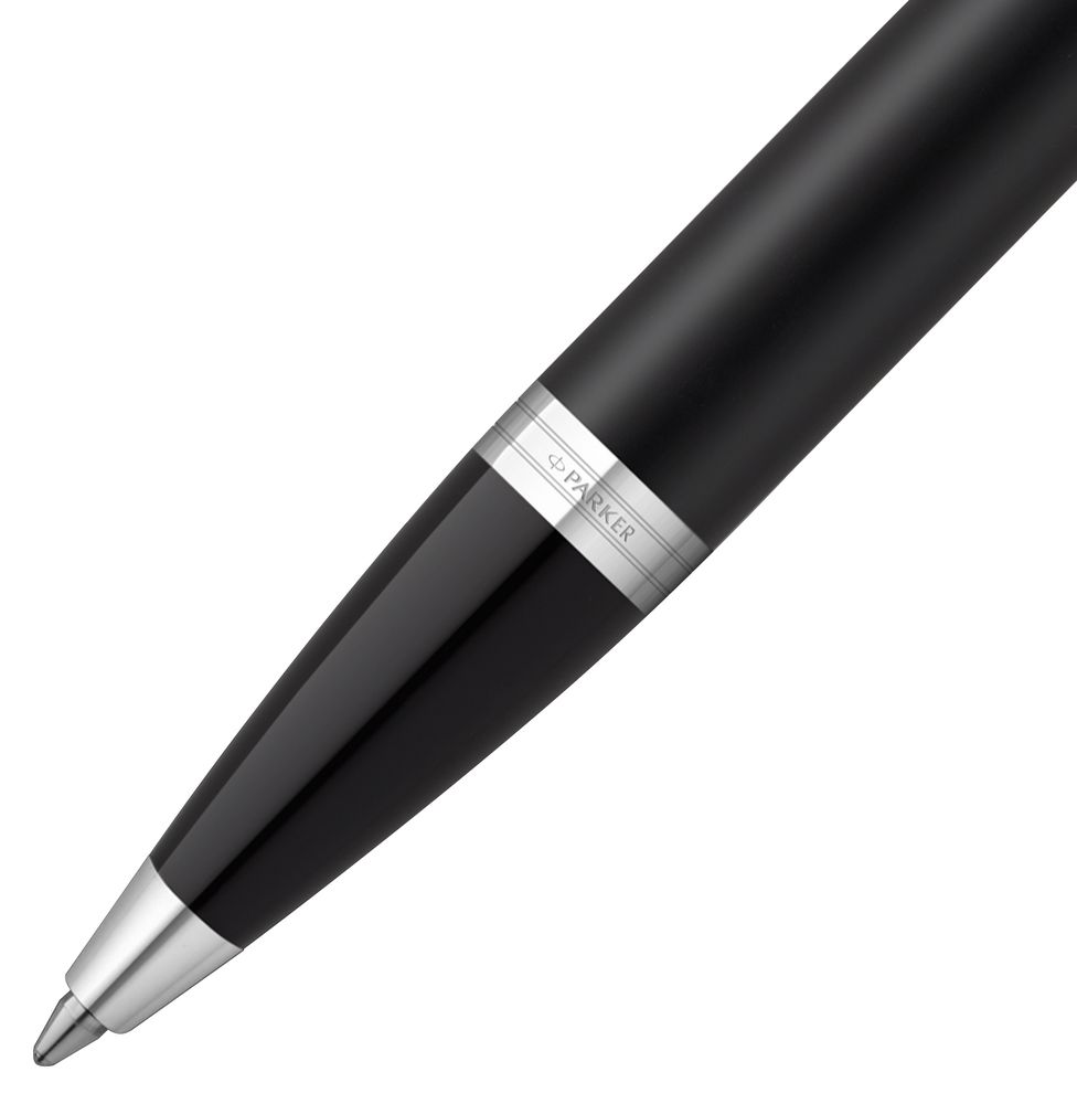 Ручка шариковая Parker IM Essential Stainless Steel CT фото на сайте Print Logo.