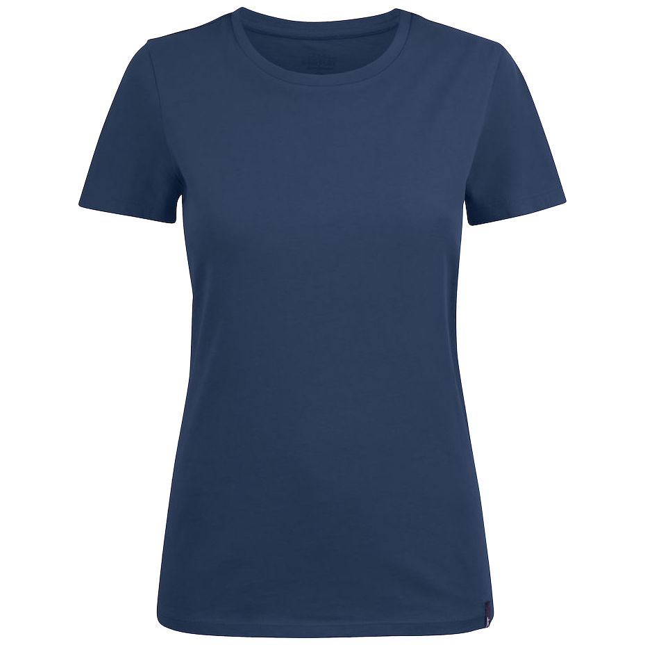 Футболка женская Ladies American U с логотипом James Harvest | Print Logo