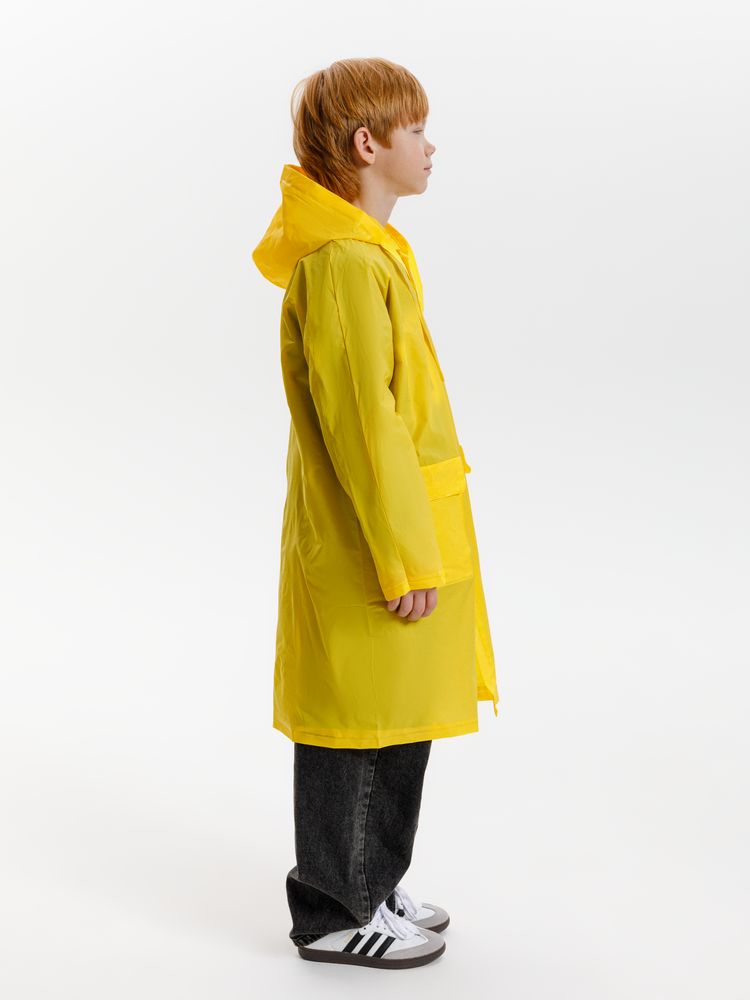 Дождевик детский RainDrop Kids, желтый, 10 лет (рост 130-140)