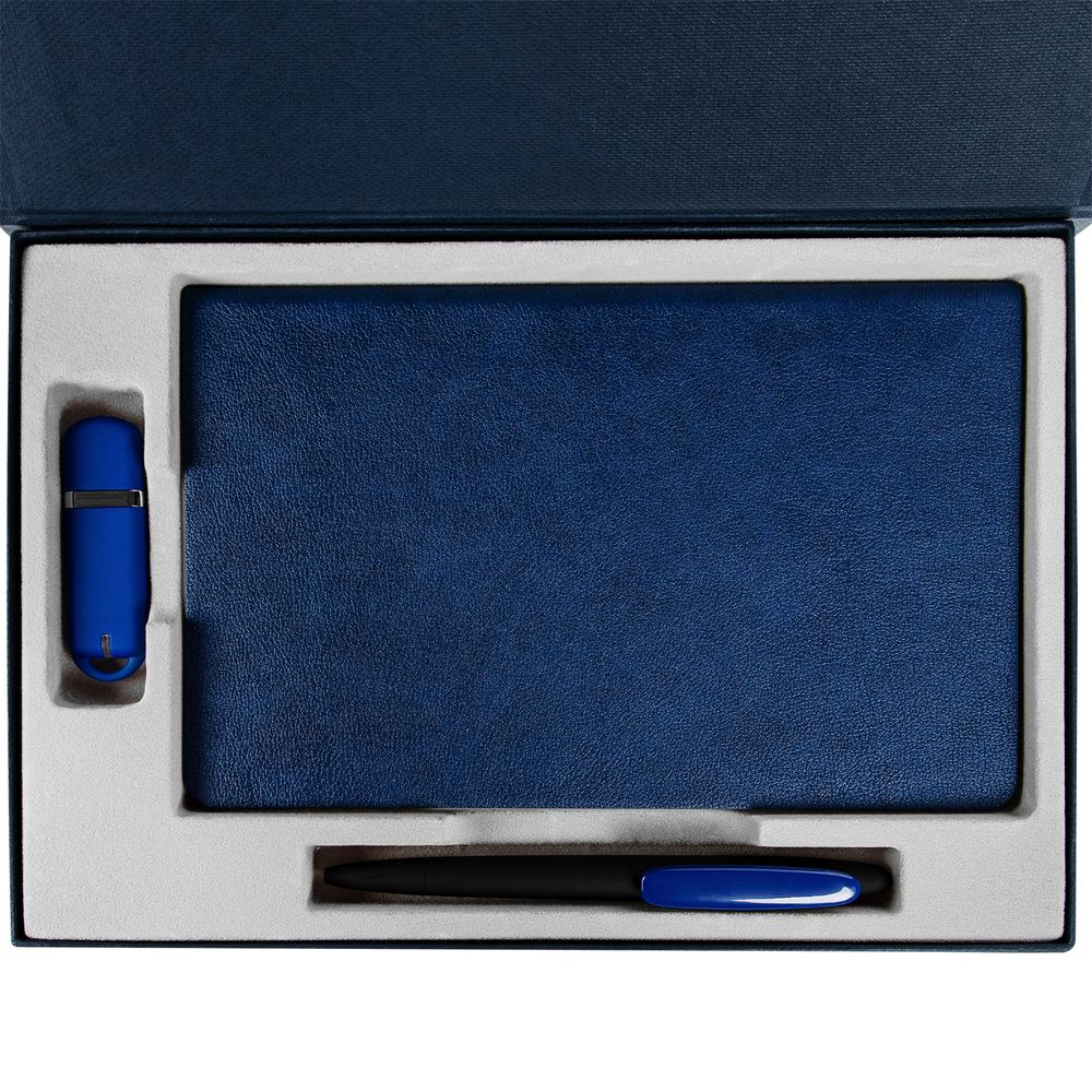 Коробка Silk с ложементом под ежедневник 13x21 см, флешку и ручку