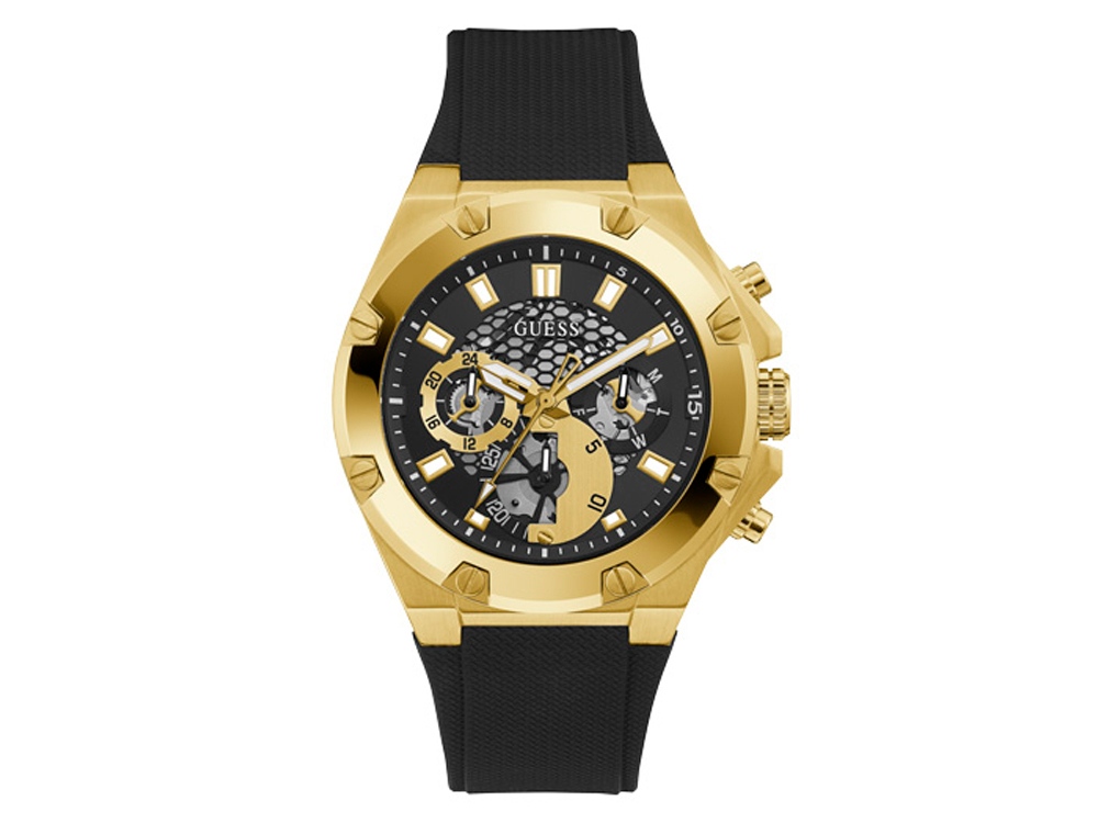 Часы наручные THIRD GEAR, мужские с логотипом Guess | Print Logo