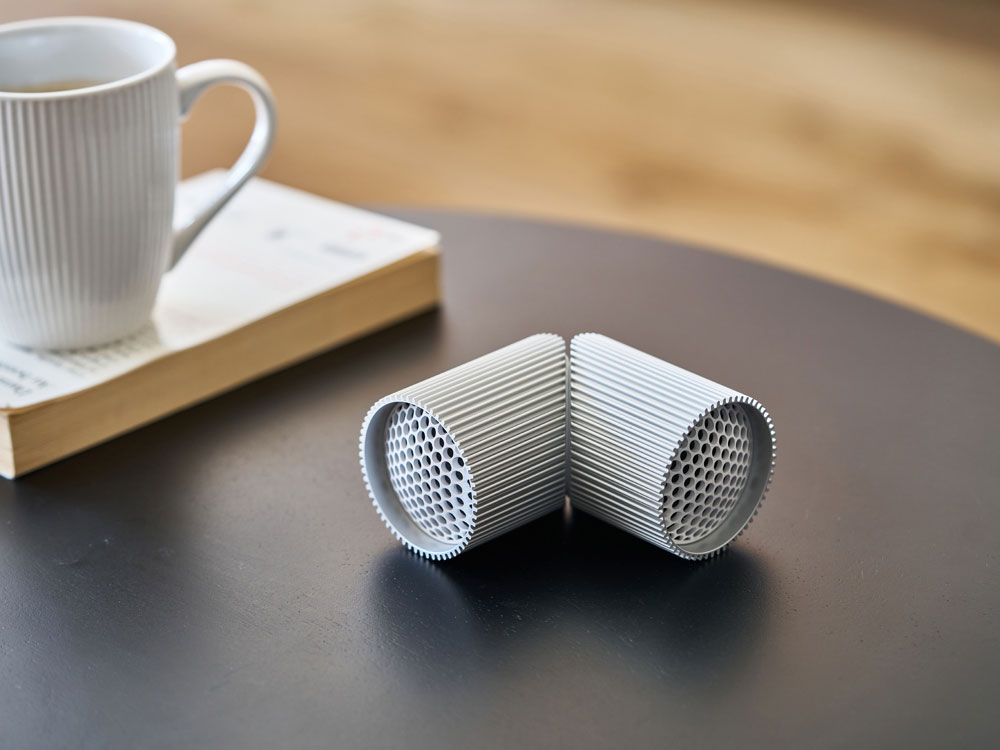 Беспроводная колонка Ray Speaker, серебристый