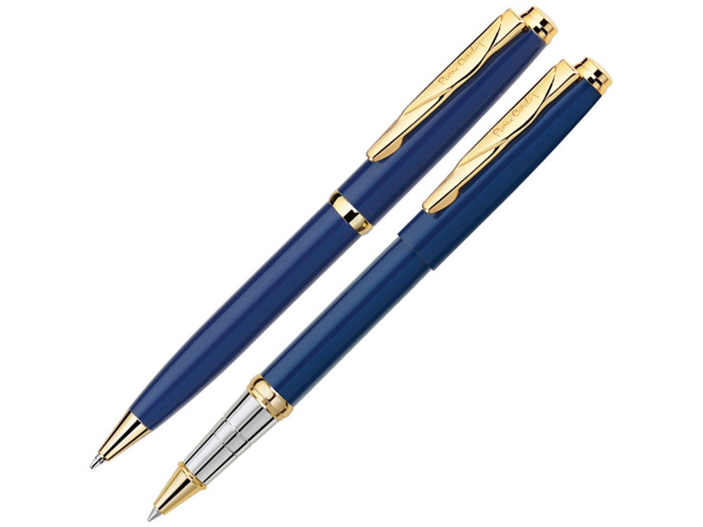 Набор PEN & PEN: ручка шариковая, ручка-роллер с логотипом Pierre Cardin | Print Logo