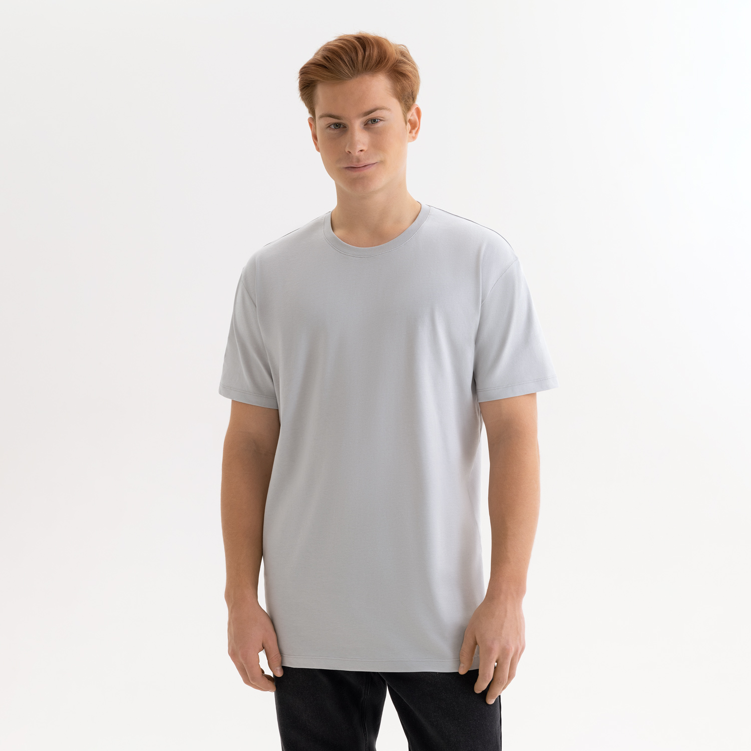 Футболка унисекс KRIS, 150 гр., светло-серая