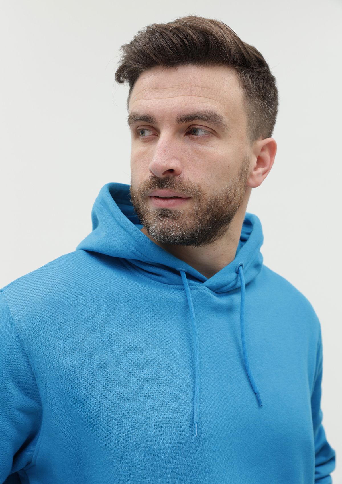 Худи унисекс STAN футер с начёсом 260, 20, Лазурный,  (40/1)  (46/S)