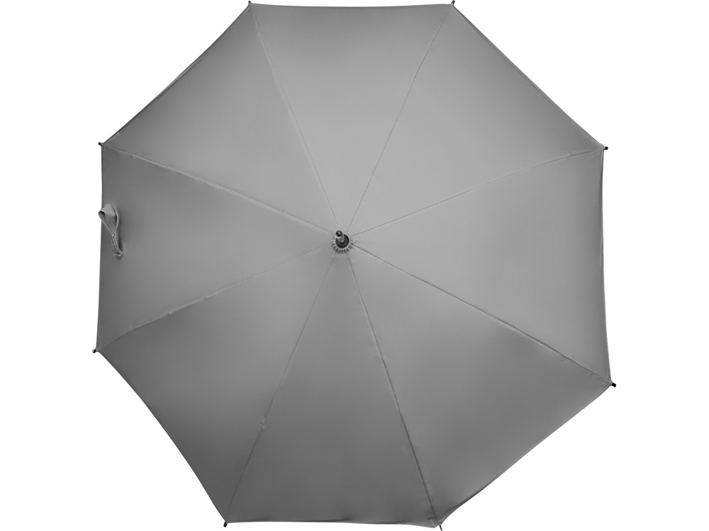 Зонт-трость светоотражающий Reflector, серебристый (Р)